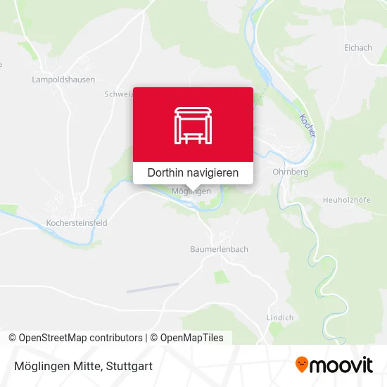 Möglingen Mitte Karte