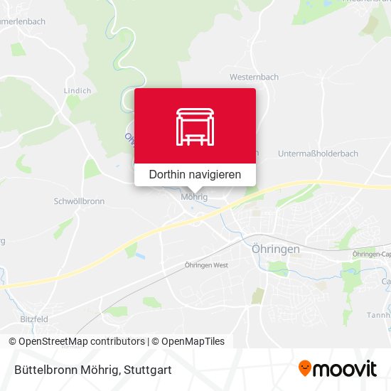 Büttelbronn Möhrig Karte