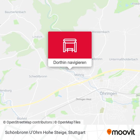 Schönbronn U'Ohrn Hohe Steige Karte
