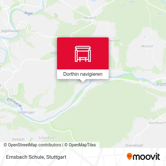 Ernsbach Schule Karte