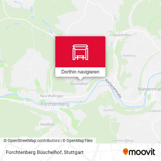Forchtenberg Büschelhof Karte