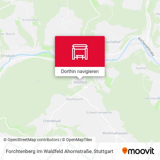 Forchtenberg Im Waldfeld Ahornstraße Karte