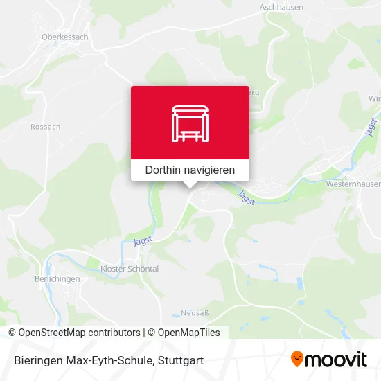 Bieringen Max-Eyth-Schule Karte