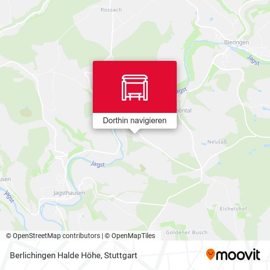 Berlichingen Halde Höhe Karte