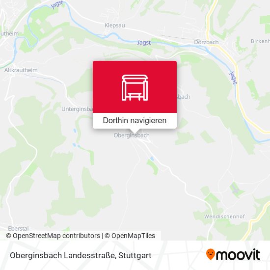 Oberginsbach Landesstraße Karte