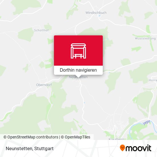 Neunstetten Karte