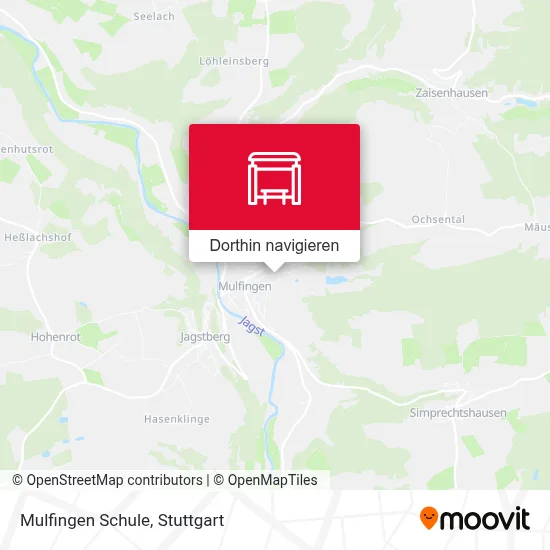 Mulfingen Schule Karte
