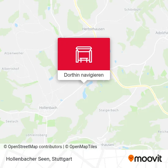 Hollenbacher Seen Karte