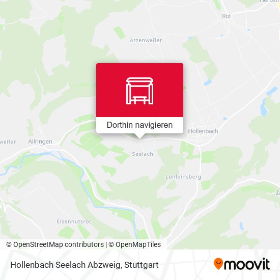 Hollenbach Seelach Abzweig Karte