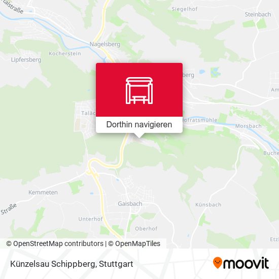 Künzelsau Schippberg Karte