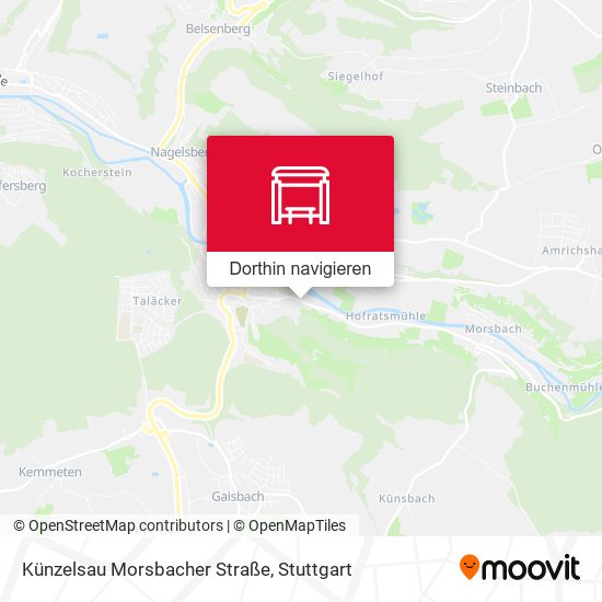 Künzelsau Morsbacher Straße Karte