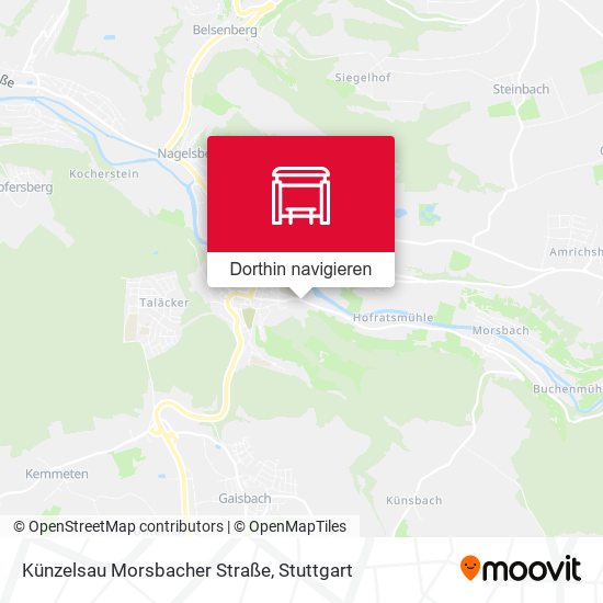Künzelsau Morsbacher Straße Karte