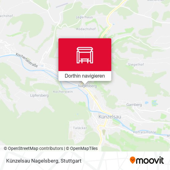 Künzelsau Nagelsberg Karte