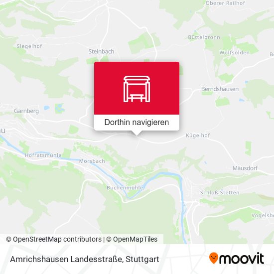 Amrichshausen Landesstraße Karte