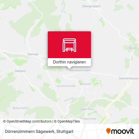 Dörrenzimmern Sägewerk Karte