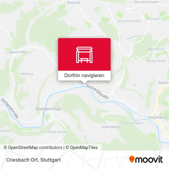 Criesbach Ort Karte