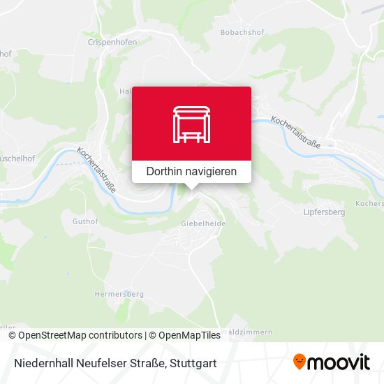 Niedernhall Neufelser Straße Karte