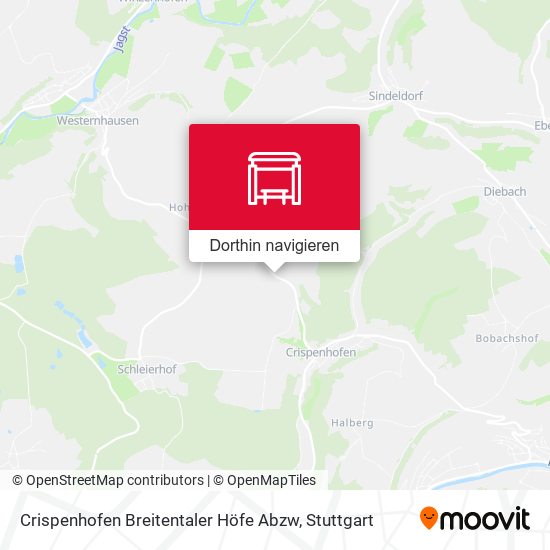 Crispenhofen Breitentaler Höfe Abzw Karte