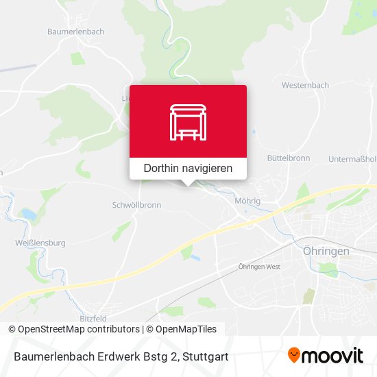 Baumerlenbach Erdwerk Bstg 2 Karte
