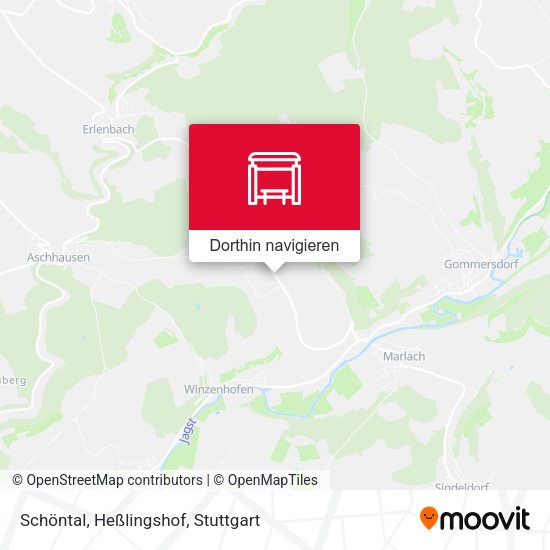 Schöntal, Heßlingshof Karte