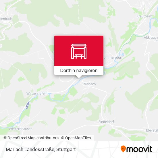 Marlach Landesstraße Karte