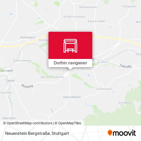 Neuenstein Bergstraße Karte