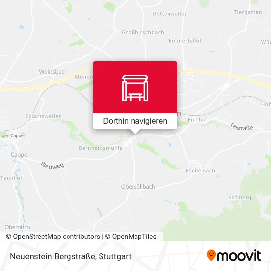 Neuenstein Bergstraße Karte