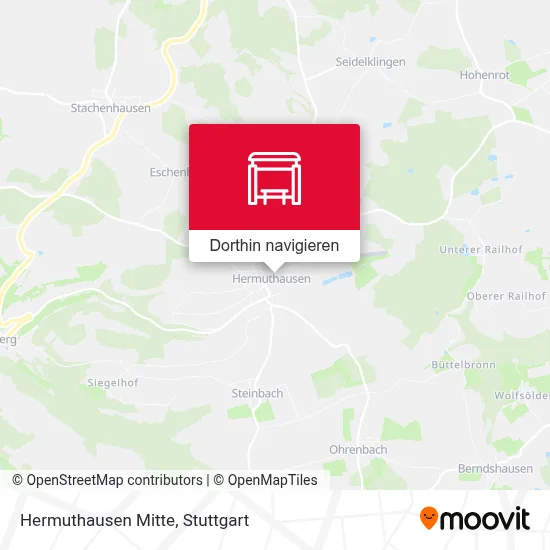 Hermuthausen Mitte Karte