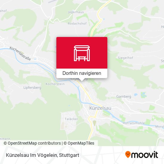 Künzelsau Im Vögelein Karte