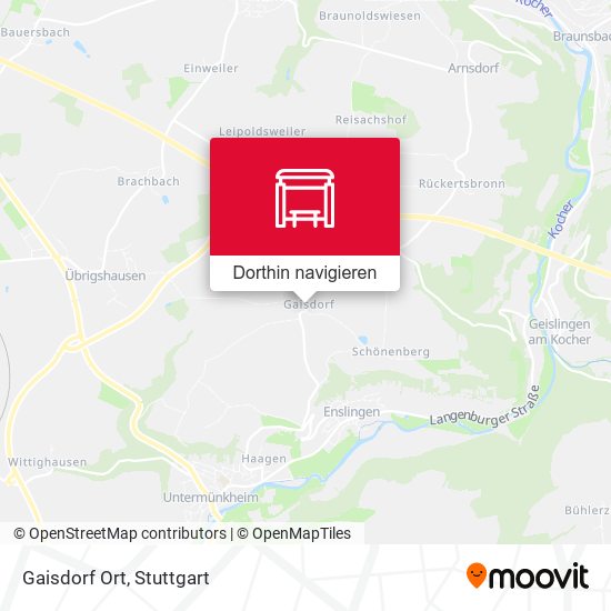 Gaisdorf Ort Karte