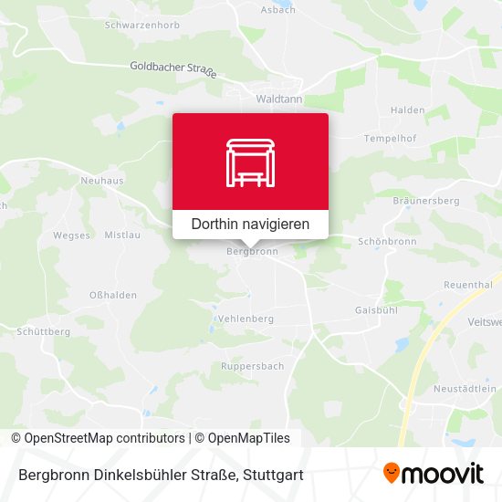 Bergbronn Dinkelsbühler Straße Karte