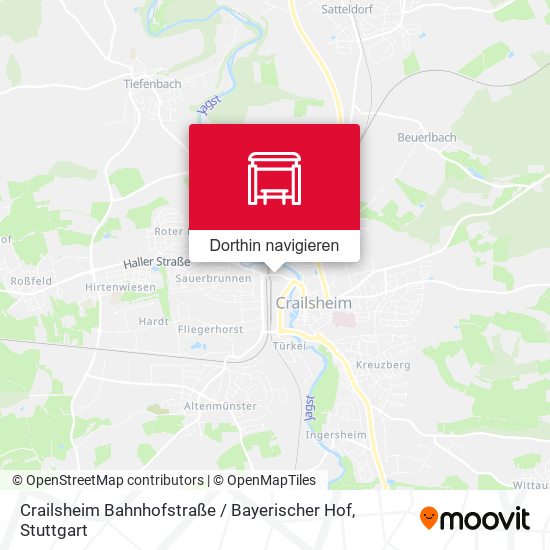 Crailsheim Bahnhofstraße / Bayerischer Hof Karte