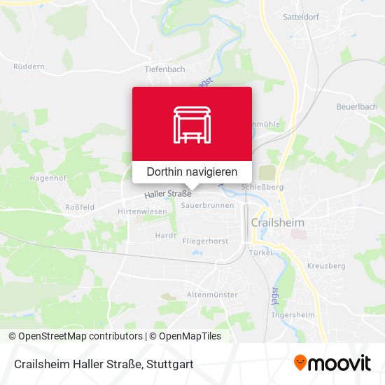 Crailsheim Haller Straße Karte