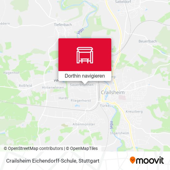 Crailsheim Eichendorff-Schule Karte