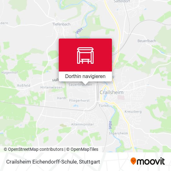 Crailsheim Eichendorff-Schule Karte