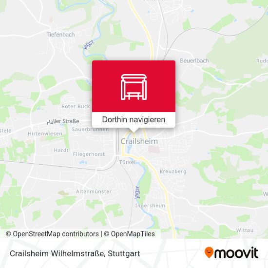 Crailsheim Wilhelmstraße Karte
