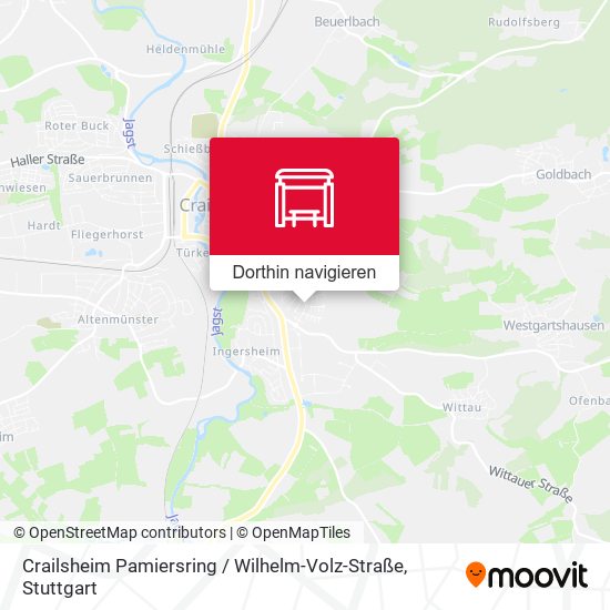 Crailsheim Pamiersring / Wilhelm-Volz-Straße Karte