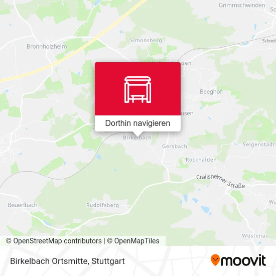 Birkelbach Ortsmitte Karte