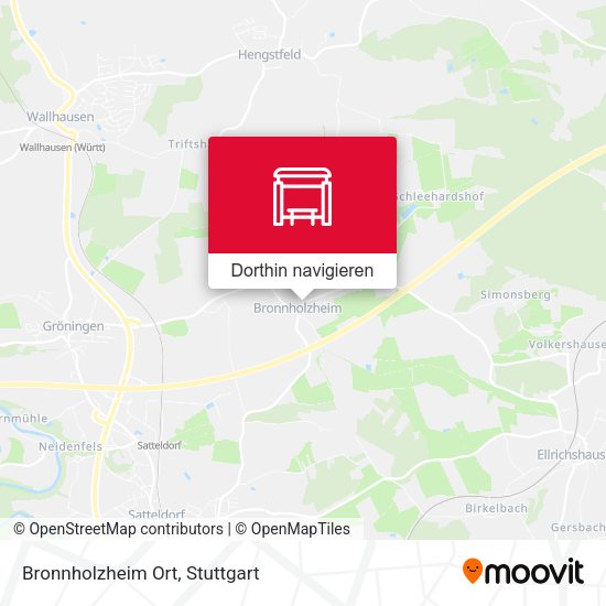 Bronnholzheim Ort Karte