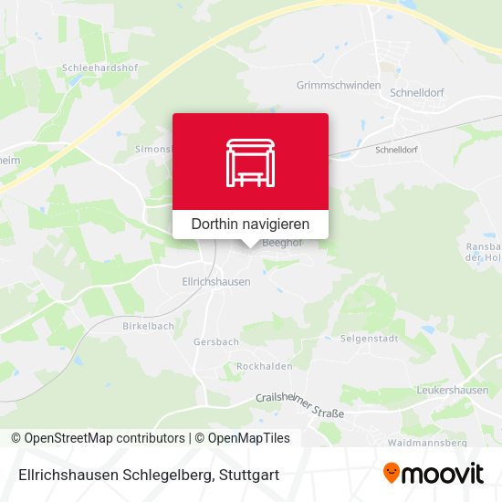 Ellrichshausen Schlegelberg Karte
