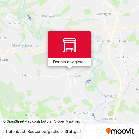 Tiefenbach Reußenbergschule Karte