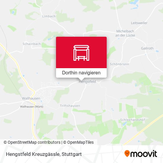 Hengstfeld Kreuzgässle Karte