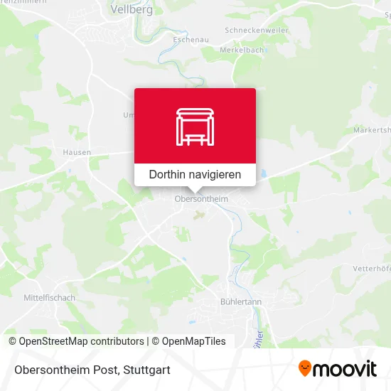 Obersontheim Post Karte