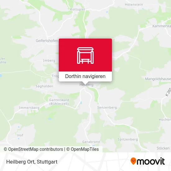 Heilberg Ort Karte