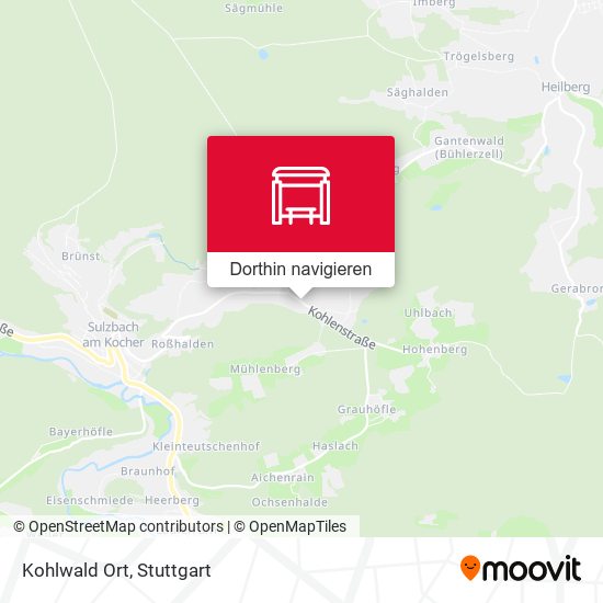 Kohlwald Ort Karte