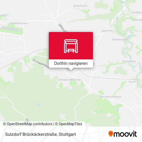 Sulzdorf Brückäckerstraße Karte