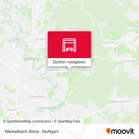 Merkelbach Abzw. Karte