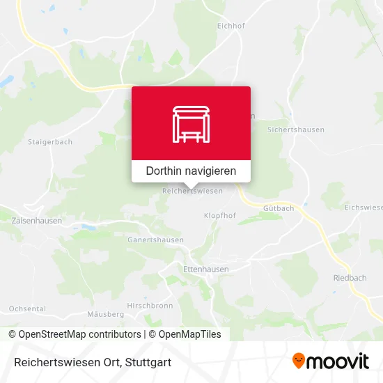 Reichertswiesen Ort Karte