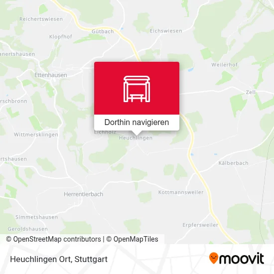 Heuchlingen Ort Karte