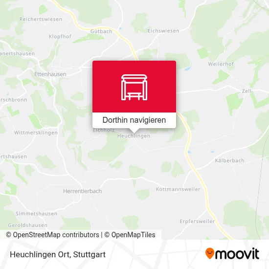 Heuchlingen Ort Karte
